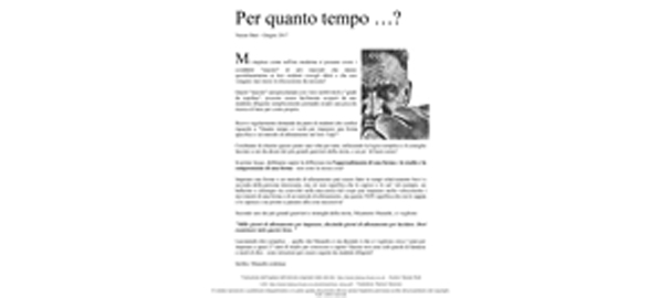 5. Per quanto tempo - Fajing-Chuan.co.uk Giu 2017